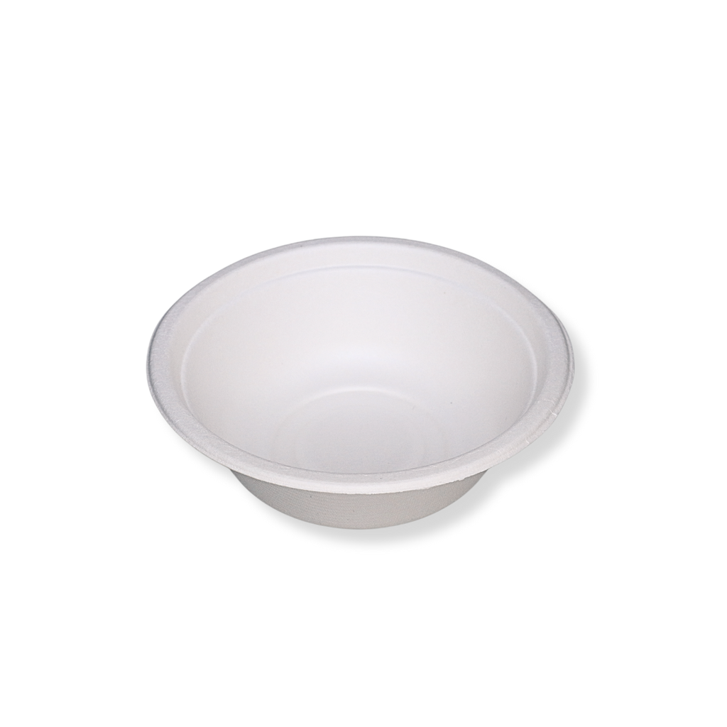 12 oz. White Plant Fiber Round Bowl — 1,000/Case