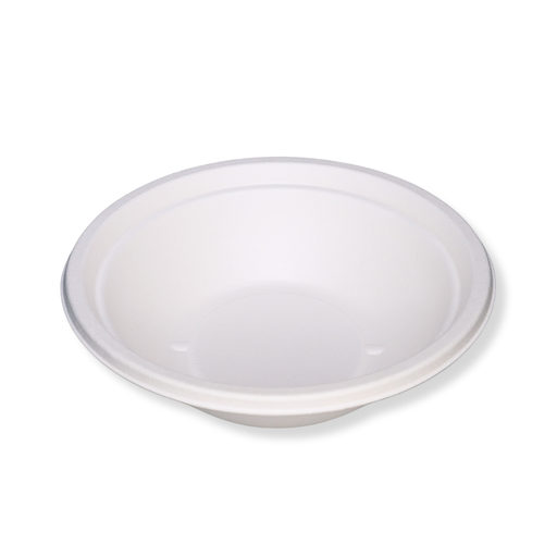 24 oz. White Plant Fiber Round Bowl — 500/Case